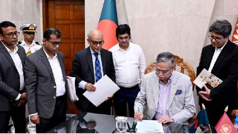 বাজেটের অর্থবিলে রাষ্ট্রপতির স্বাক্ষর