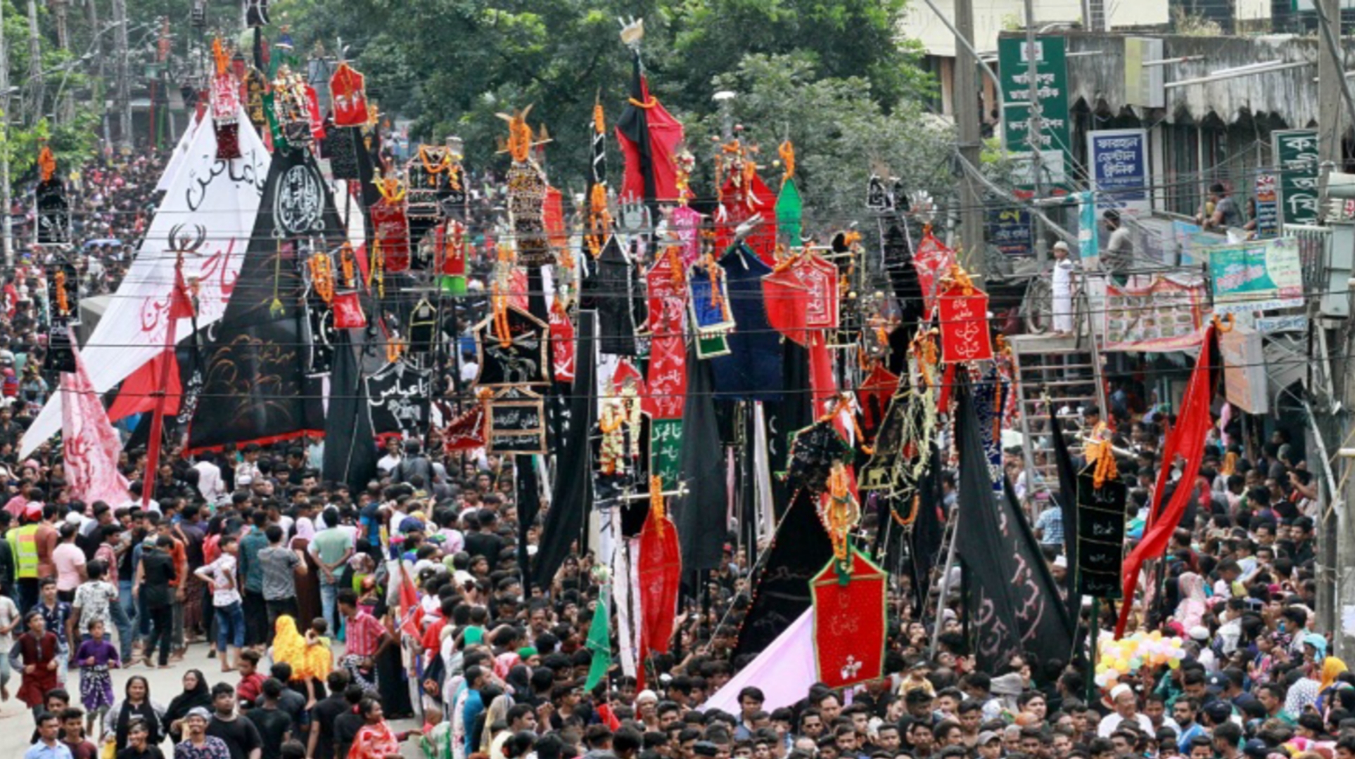 কাল পবিত্র আশুরা, প্রস্তুত ৬৩ তাজিয়া মিছিল
