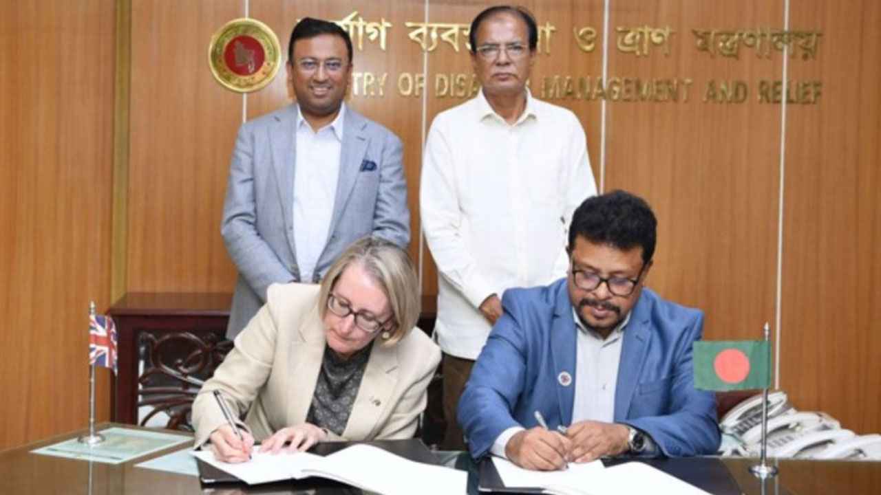 দুর্যোগ ব্যবস্থাপনায় যুক্তরাজ্য ও আইআরসির সঙ্গে দুই সমঝোতা