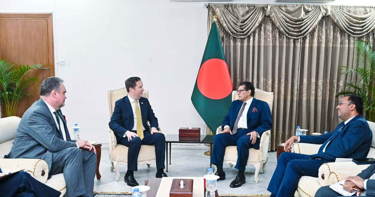 পররাষ্ট্রমন্ত্রীর সঙ্গে মার্কিন বিশেষ দূত সার্জিও গোরের বৈঠক