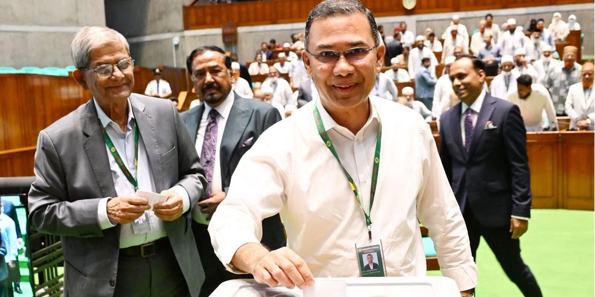 রাষ্ট্রপতি নির্বাচনে ভোট দিলেন ভারপ্রাপ্ত রাষ্ট্রপতি ও প্রধানমন্ত্রী