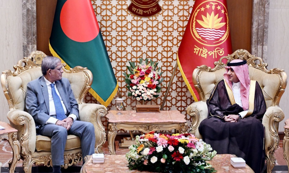 রাষ্ট্রপতির সঙ্গে সৌদি রাষ্ট্রদূতের সৌজন্য সাক্ষাৎ