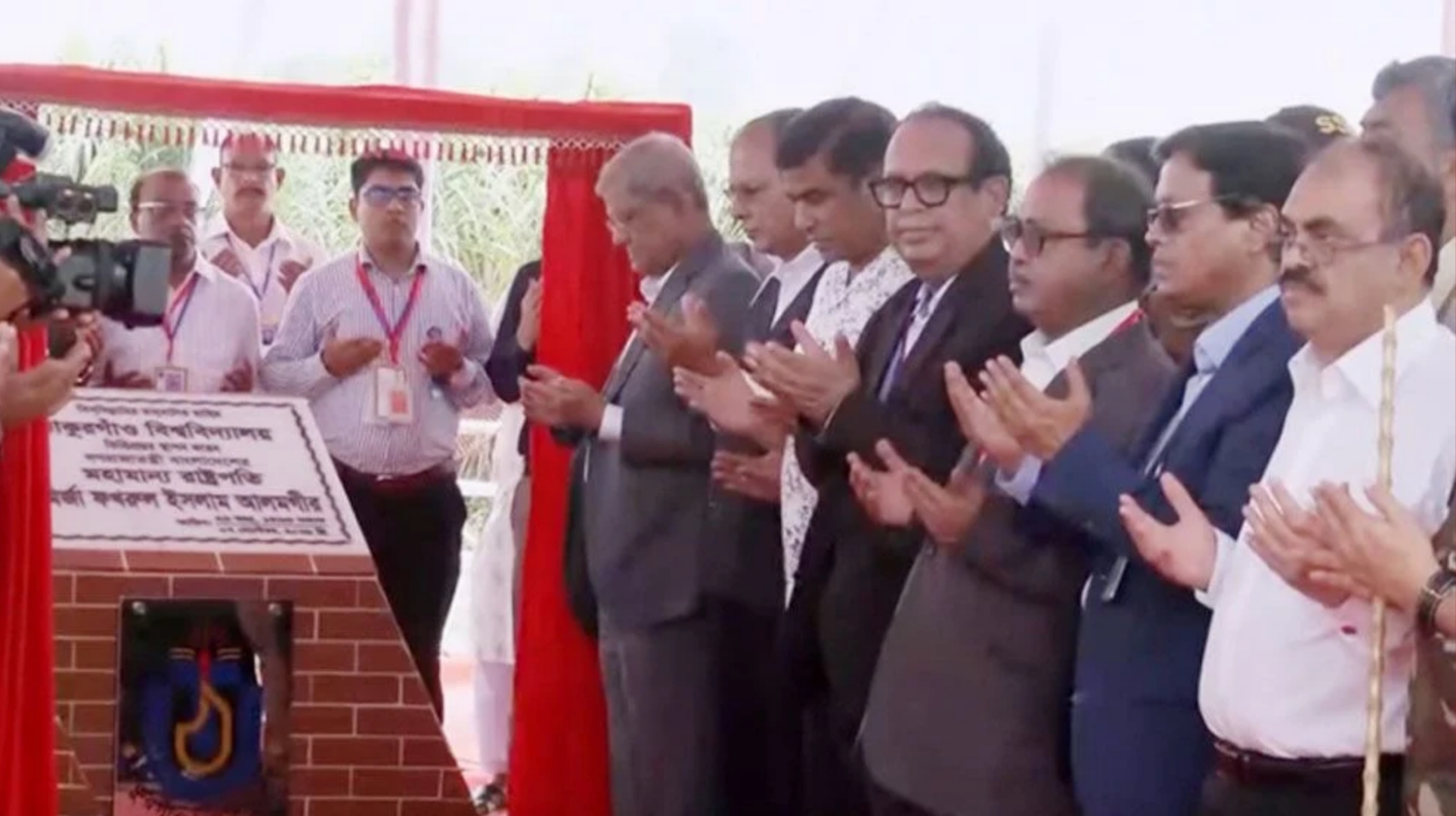 ঠাকুরগাঁও বিশ্ববিদ্যালয়ের ভিত্তিপ্রস্তর স্থাপন করলেন রাষ্ট্রপতি