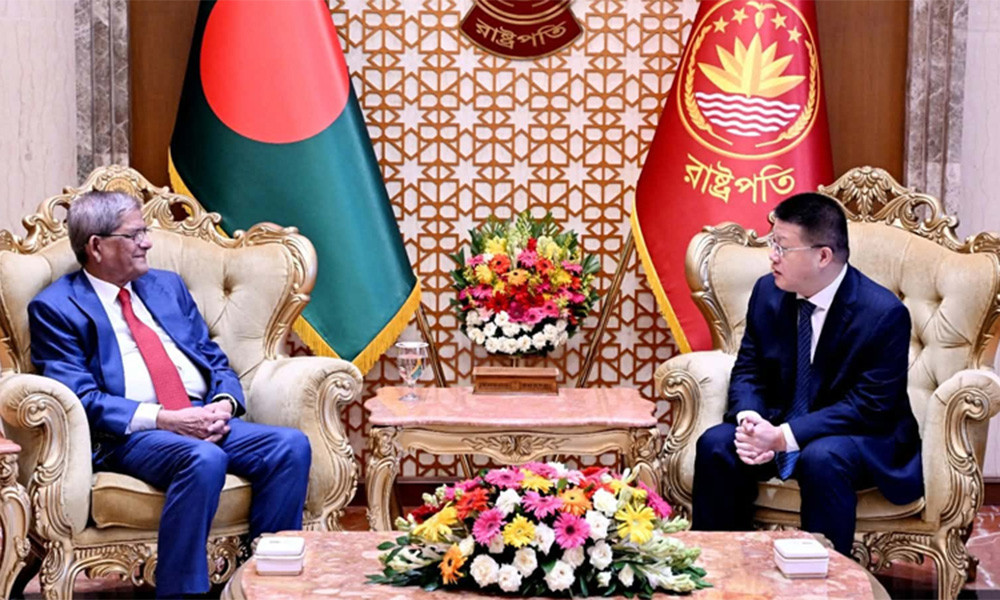 তিস্তার পুনরুদ্ধার প্রকল্পে চীনের সহায়তা অব্যাহত রাখার আহ্বান রাষ্ট্রপতির