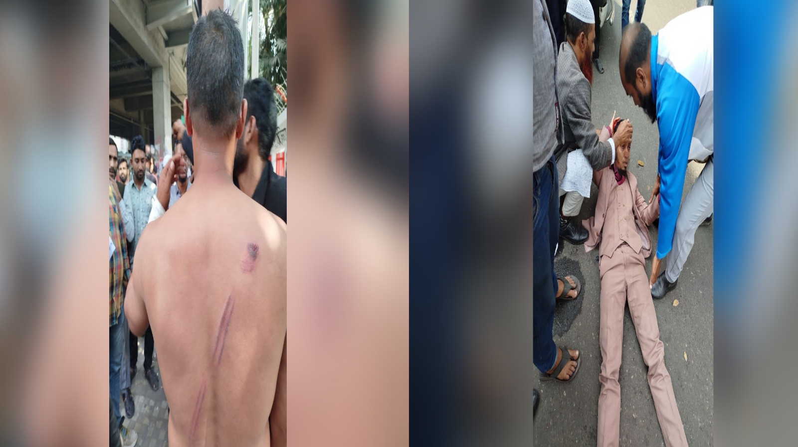 চাকরিরচ্যুত পুলিশ সদস্যদের লাঠিচার্জ পুলিশের 