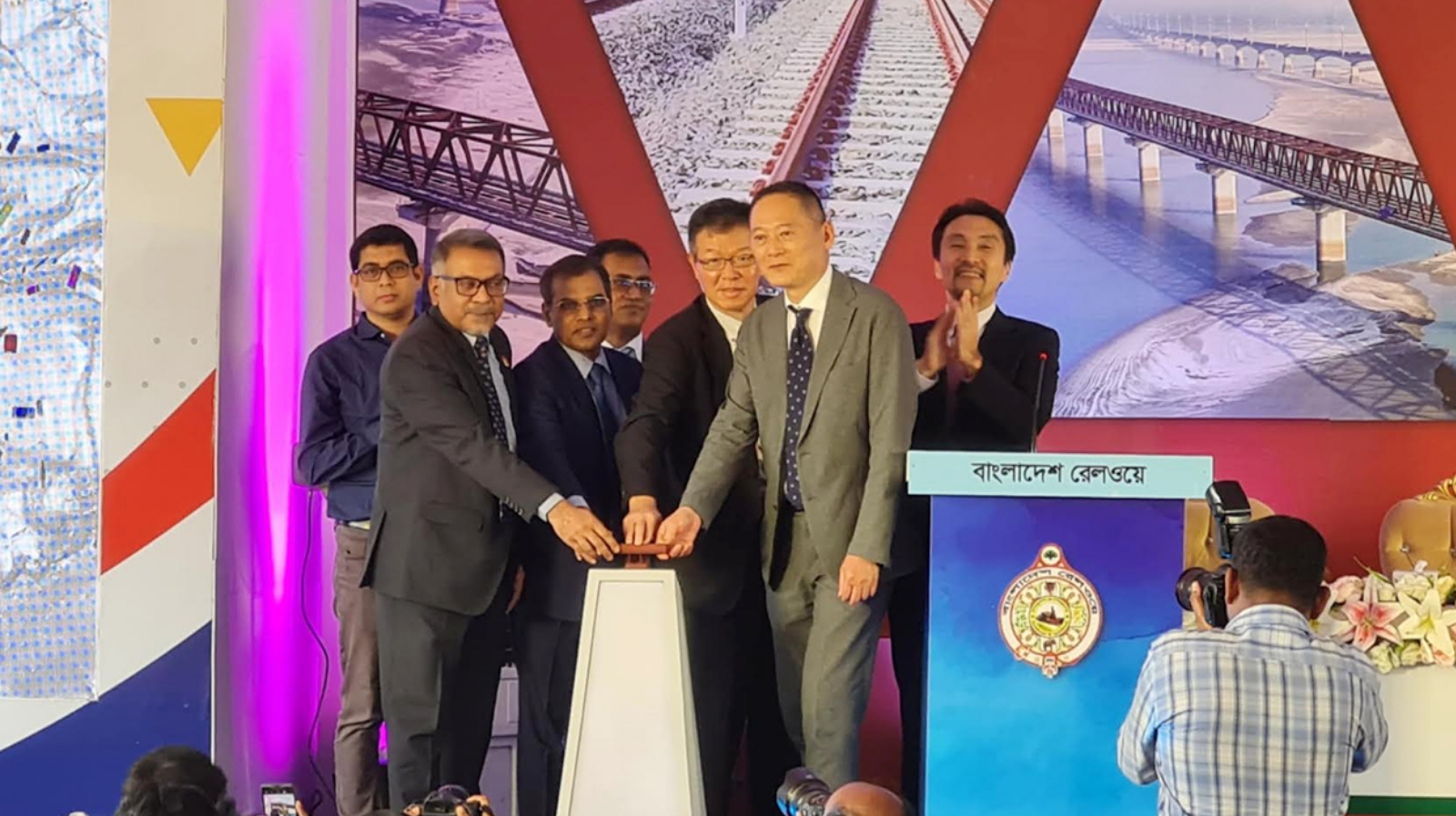 যমুনা রেলসেতুর উদ্বোধন