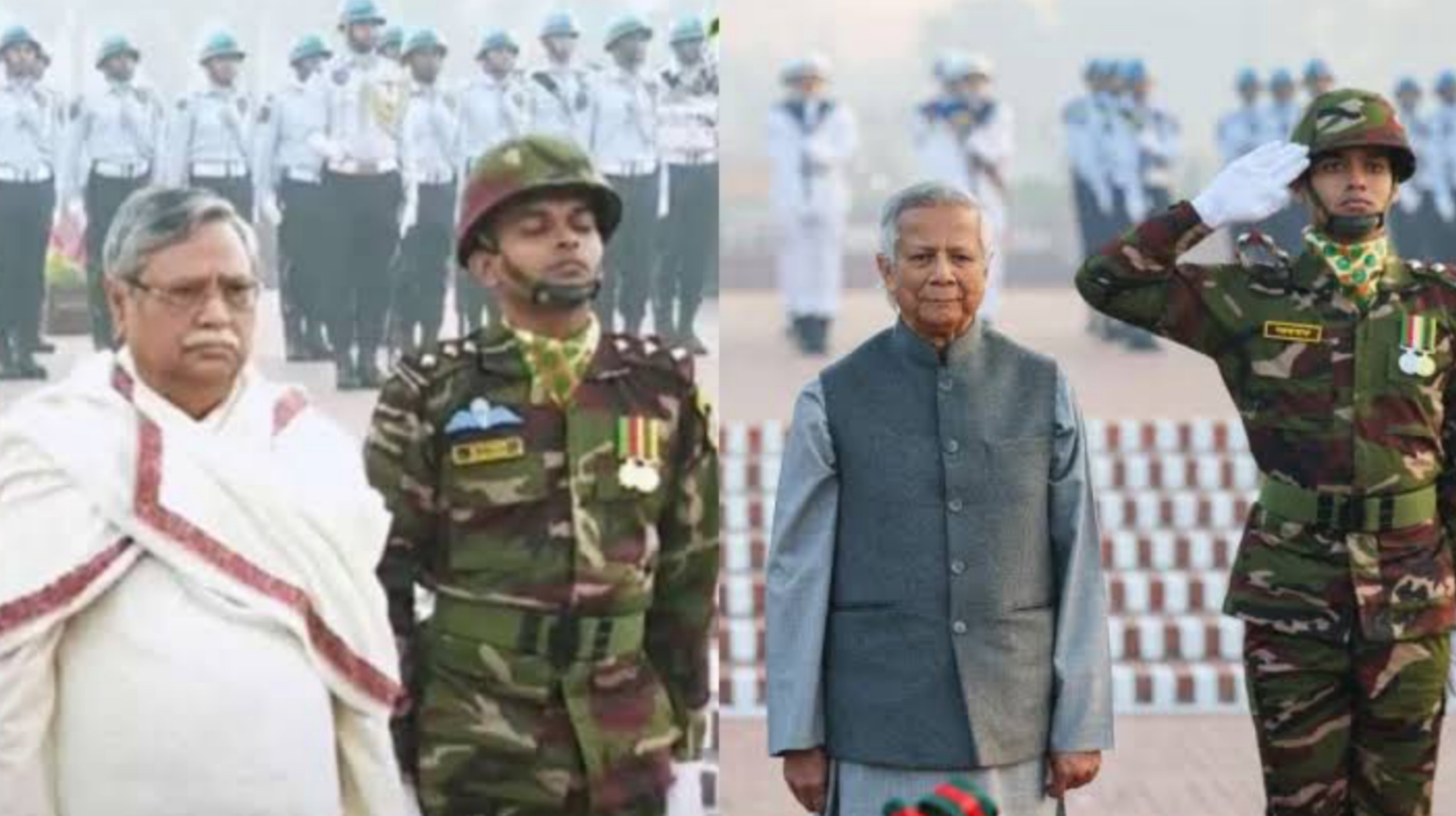 স্মৃতিসৌধে রাষ্ট্রপতি ও প্রধান উপদেষ্টার শ্রদ্ধা