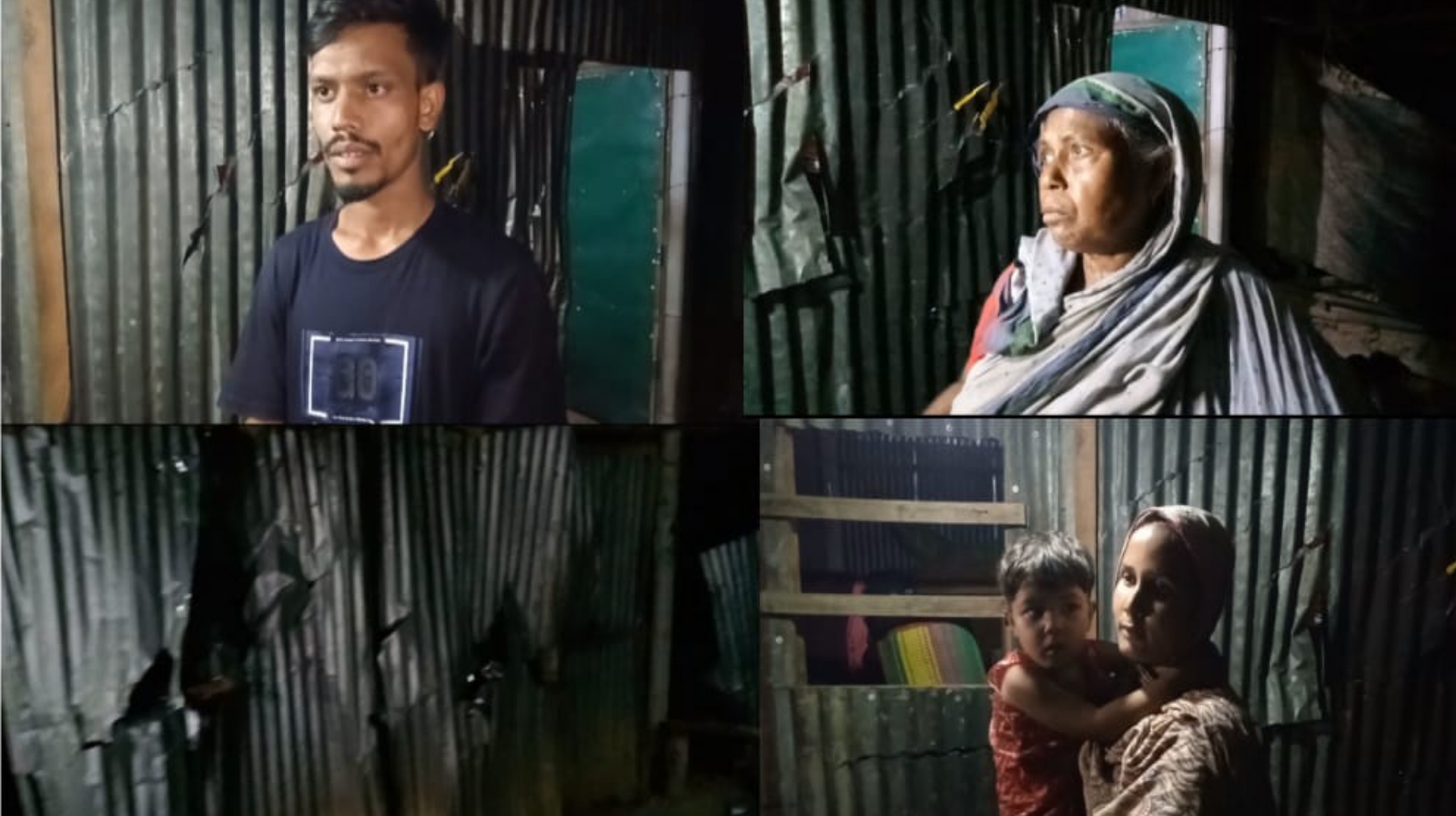 শ্রীপুরে বাড়িতে হামলা, মোটরসাইকেলে আগুন আহত ২  