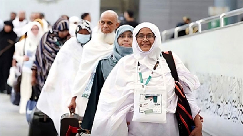 সৌদি পৌঁছেছেন ৩৭১১৫ হজযাত্রী, মৃত্যু ৫