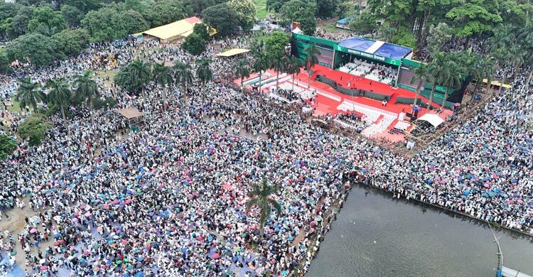 সমাবেশ থেকে যে বার্তা দিলো জামায়াত