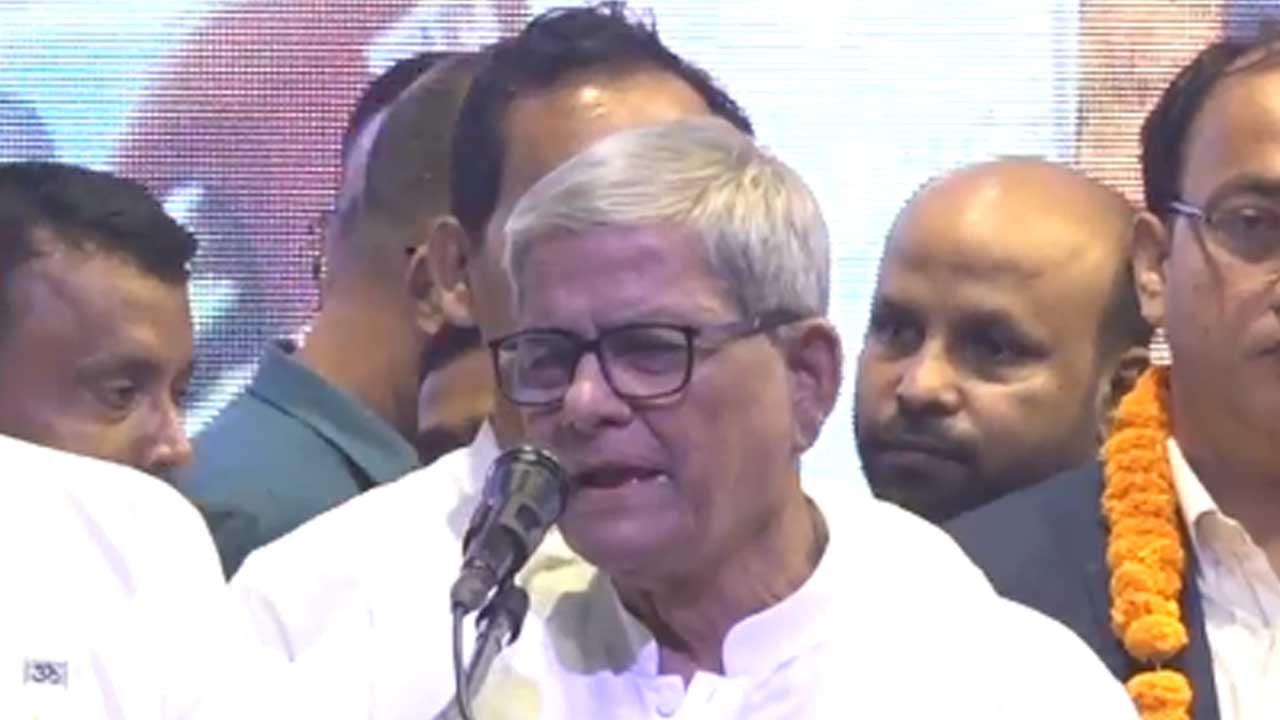 হিন্দু-মুসলমান ভাই ভাই, ধানের শীষে ভোট চাই : মির্জা ফখরুল