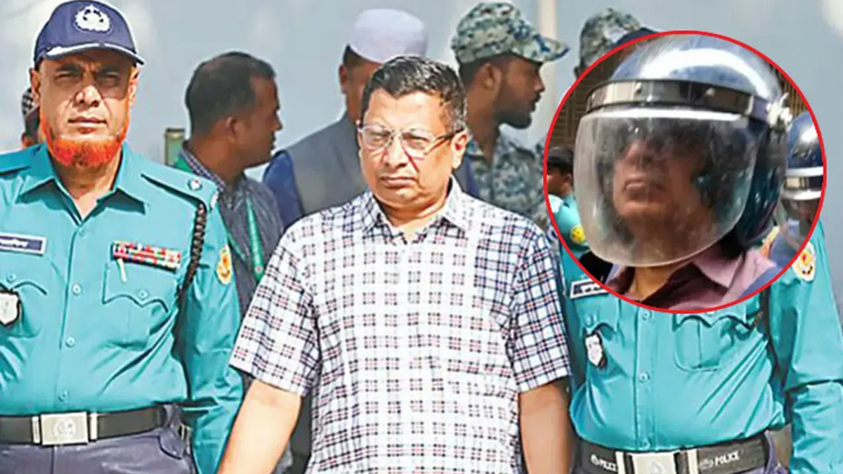 বিমর্ষ মুখে চুপচাপ রায় শুনছেন সাবেক আইজিপি মামুন