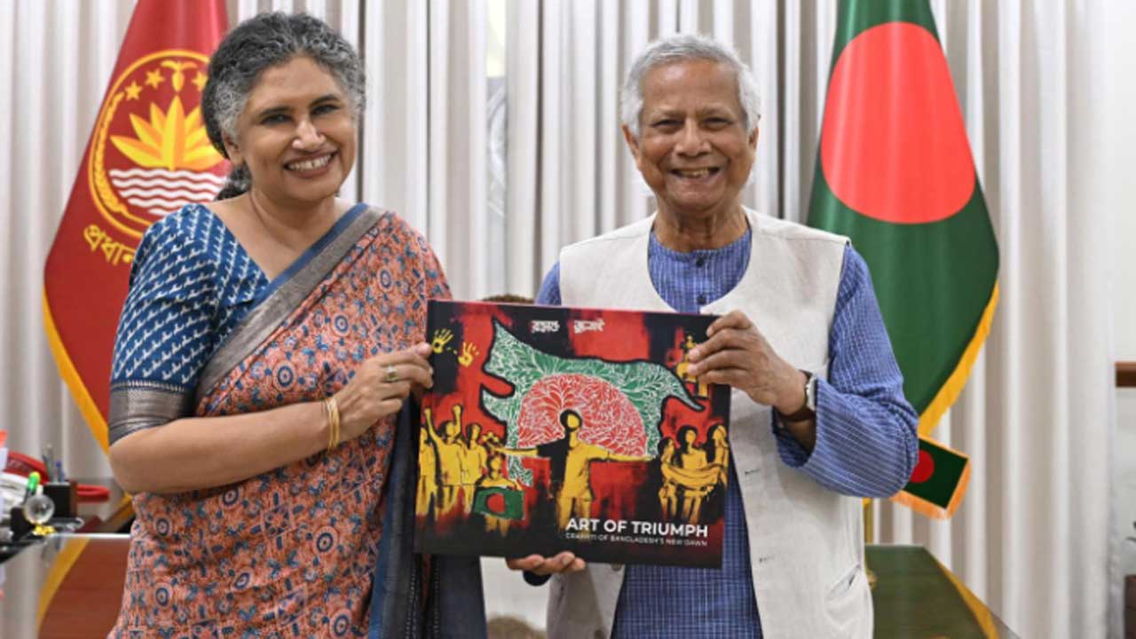 ড. ইউনূসের সঙ্গে ঢাকায় জাতিসংঘ মানবাধিকার অফিসের প্রধানের বিদায়ী সাক্ষাৎ