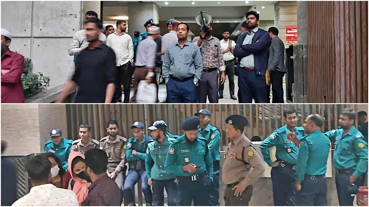 সচিবালয়ে ভাতা দাবিতে অর্থ উপদেষ্টা অবরুদ্ধ
