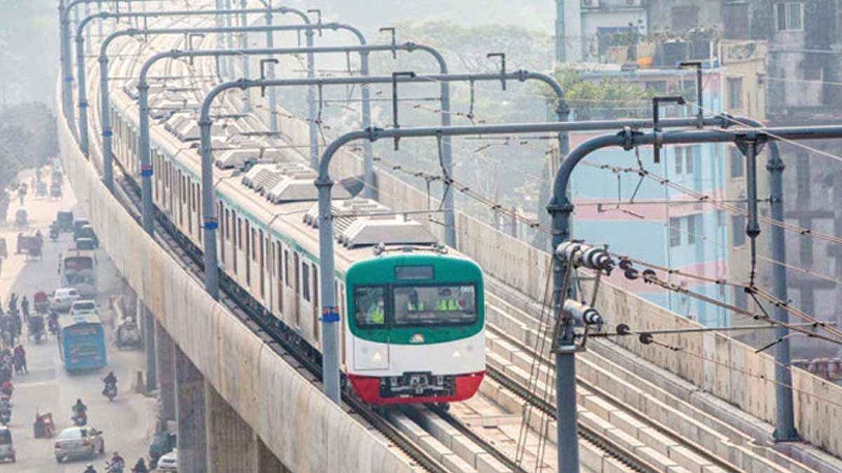 মেট্রোরেল সেবায় ভ্যাট অব্যাহতি বাড়াল এনবিআর
