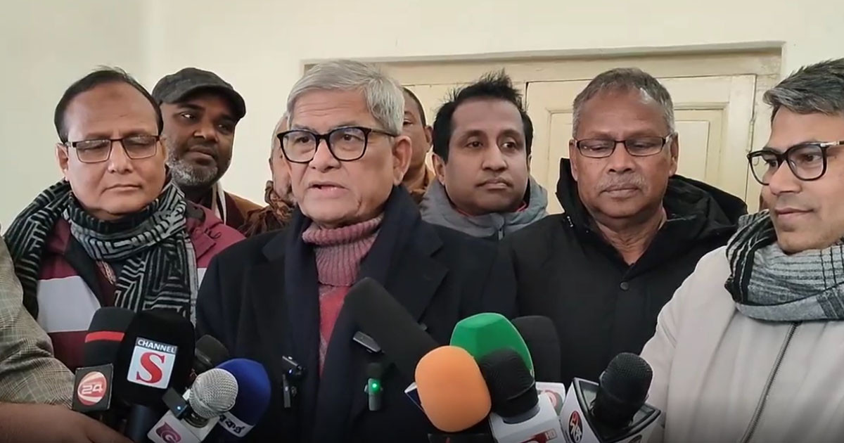 ভোটের অপেক্ষায় সারা দেশের মানুষ: ফখরুল