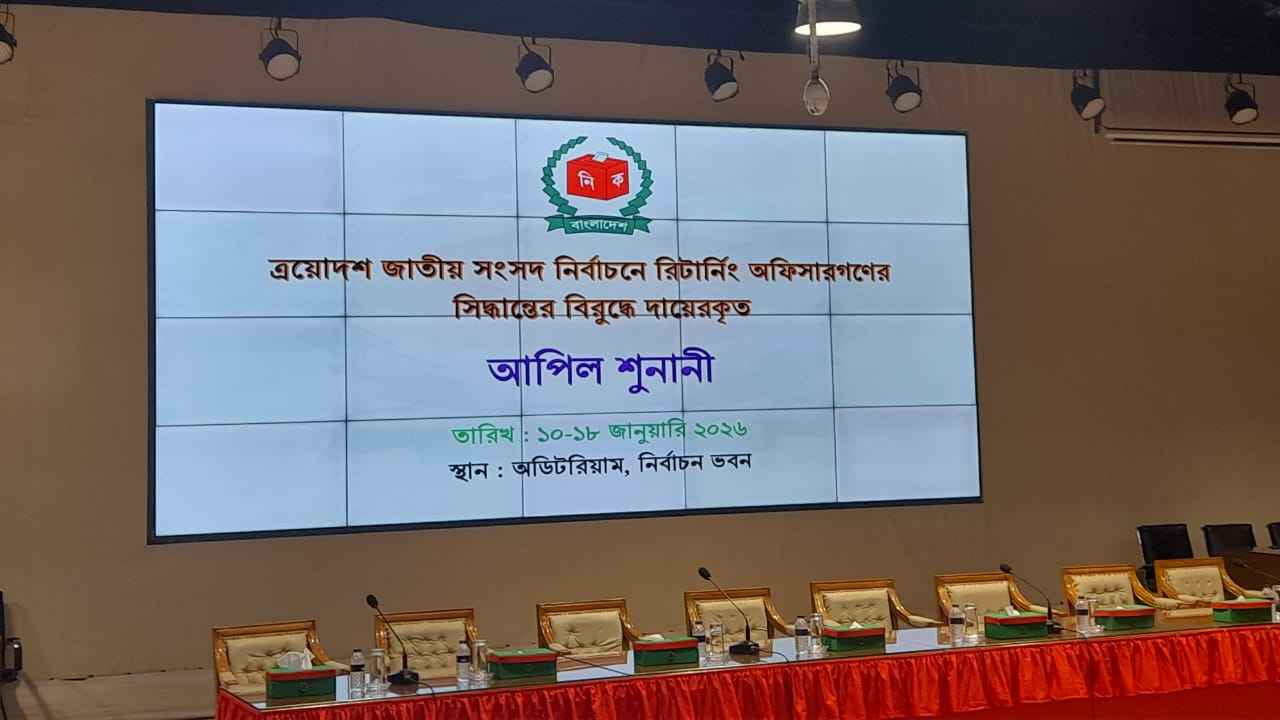 ইসিতে আপিল শুনানি শুরু
