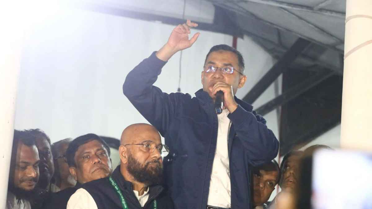 শ্বশুরবাড়ি থেকে নির্বাচনি প্রচারণা শুরু করলেন তারেক রহমান