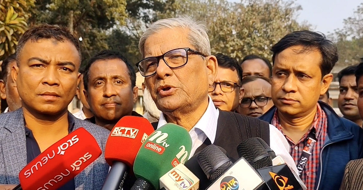 ১৫ ফেব্রুয়ারির মধ্যে সরকার গঠন করবে বিএনপি: ফখরুল