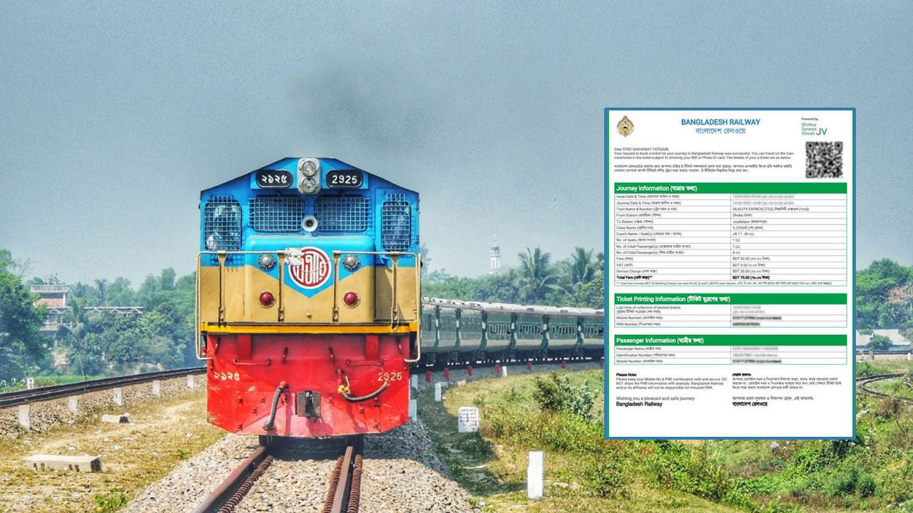 ঈদে ট্রেনের শেষ দিনের টিকিট বিক্রি শুরু আজ