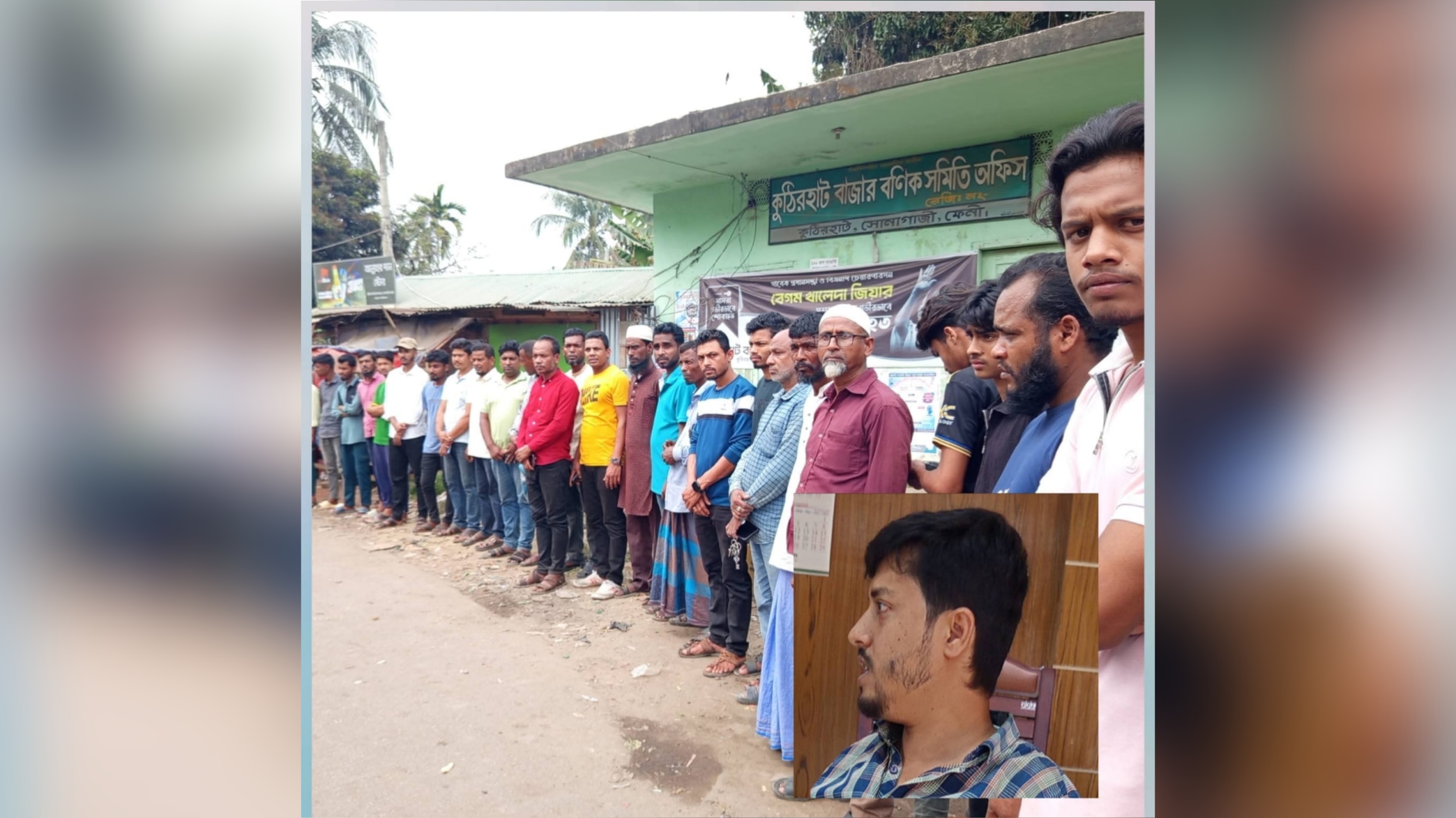 সোনাগাজী চরমজলিশপুর ইউনিয়ন পরিষদের উদ্যোক্তা সুমনের অপসারণ দাবিতে মানববন্ধন 