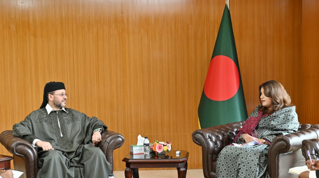 পররাষ্ট্র প্রতিমন্ত্রীর সঙ্গে লিবিয়ার রাষ্ট্রদূতের সাক্ষাৎ