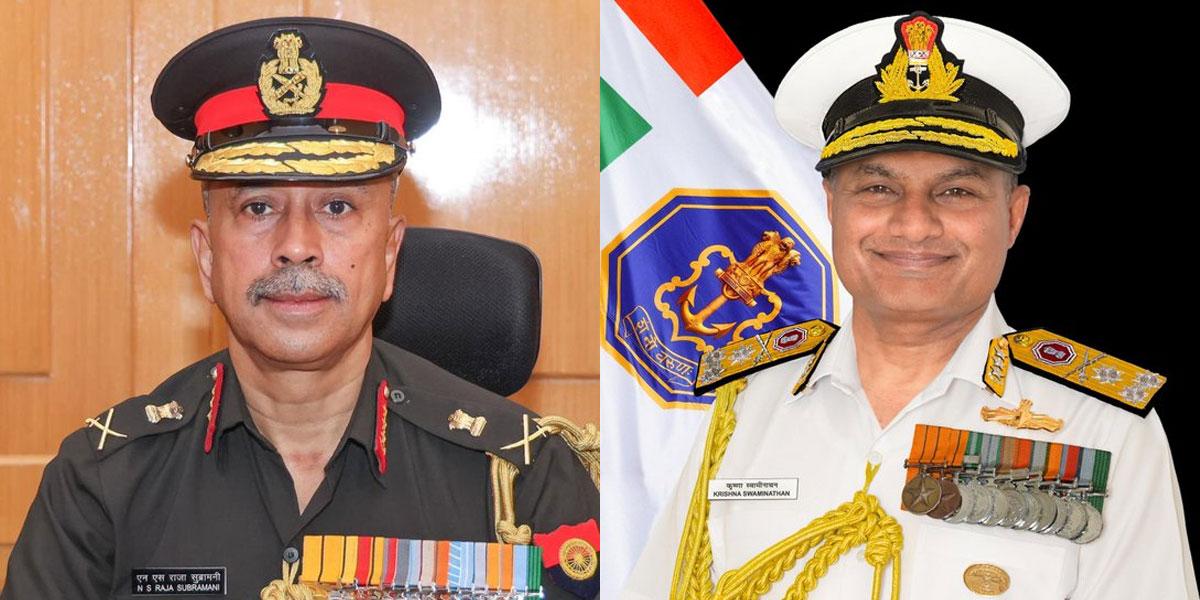 ভারতে নতুন প্রতিরক্ষা ও নৌবাহিনী প্রধান নিয়োগ