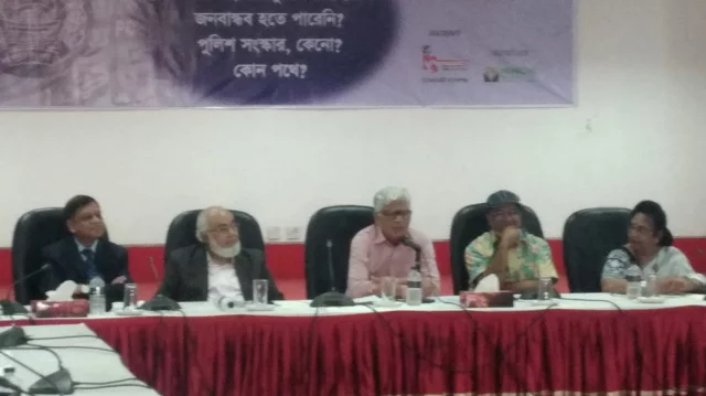 পুলিশের সব কিছু ভেঙে পড়েছে : সাবেক আইজিপি