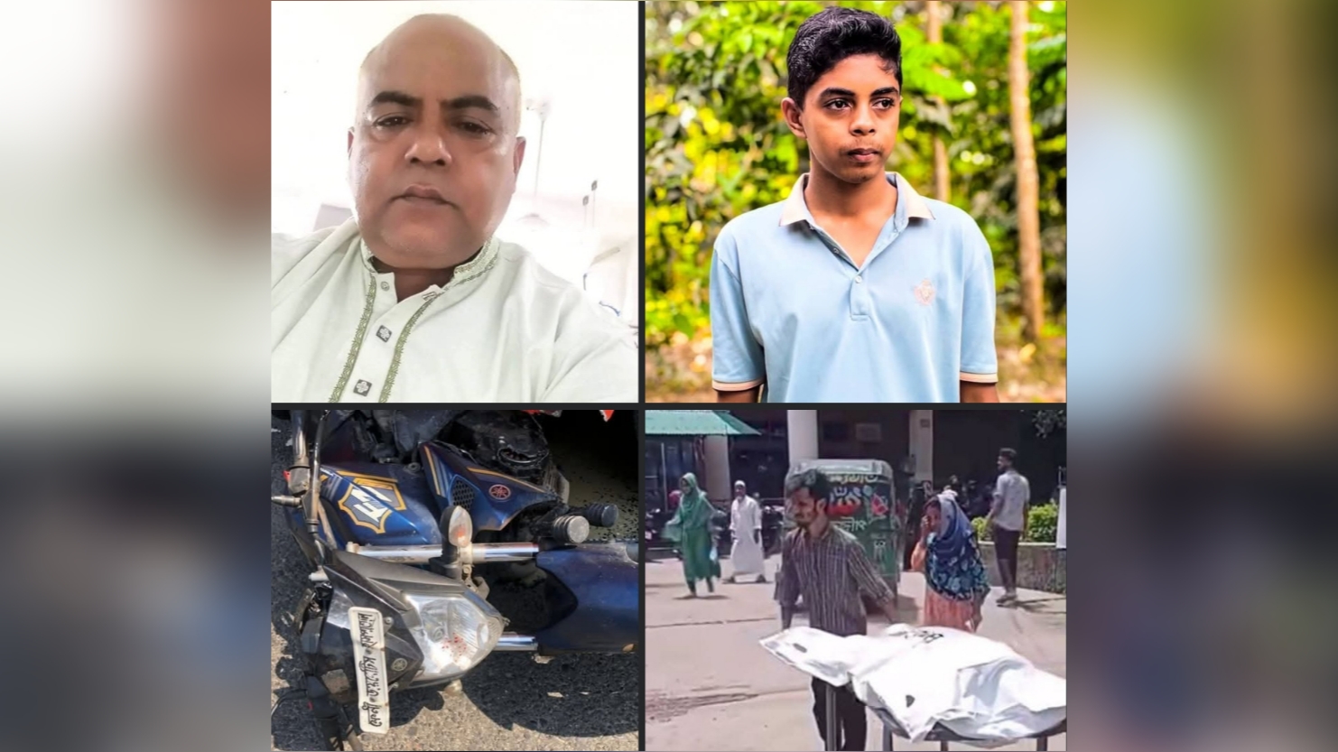 ফেনীতে বাসচাপায় মোটরসাইকেল আরোহী পিতা-পুত্র নিহত