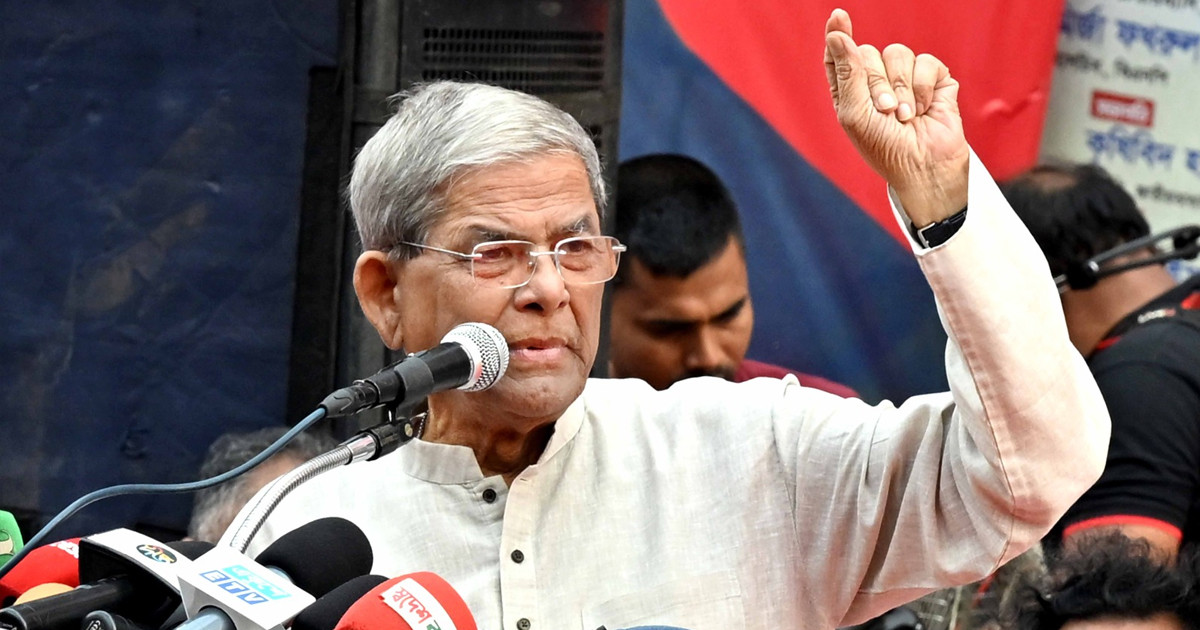 ভারতের একতরফা পানি প্রত্যাহার বাংলাদেশের জন্য হুমকি : ফখরুল