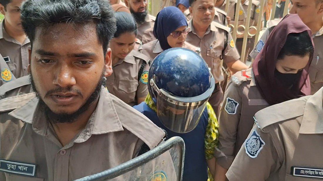 আদালতে আনা হয়েছে রামিসা হত্যার দুই আসামিকে